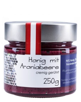 Honig mit Aroniabeere- cremig gerührt